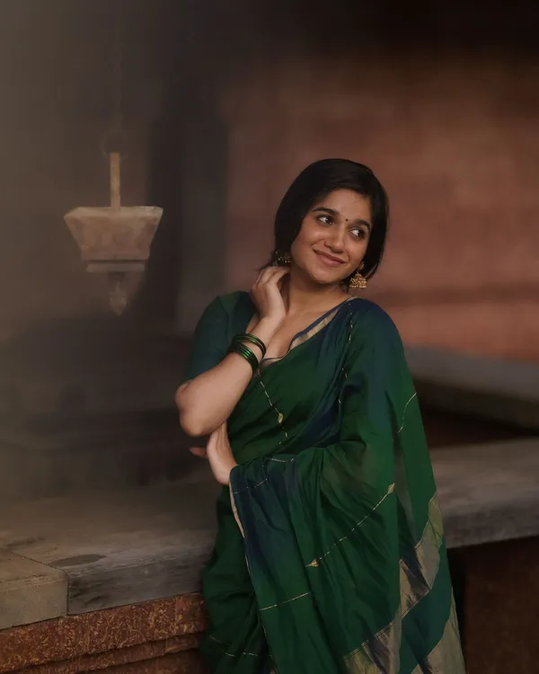 Maheswari_Silk_Cotton_Saree_-_Green