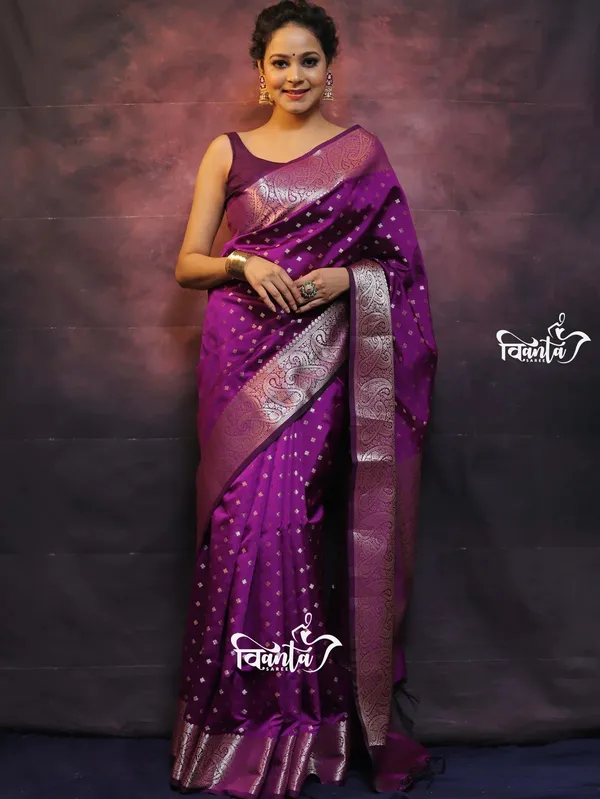 Woven_Kanjivaram_,_Banarasi_Jacquard_Saree