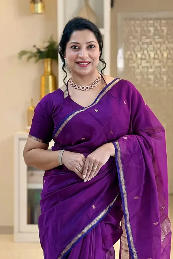 Maheswari_Silk_Cotton_Saree_-_Purple