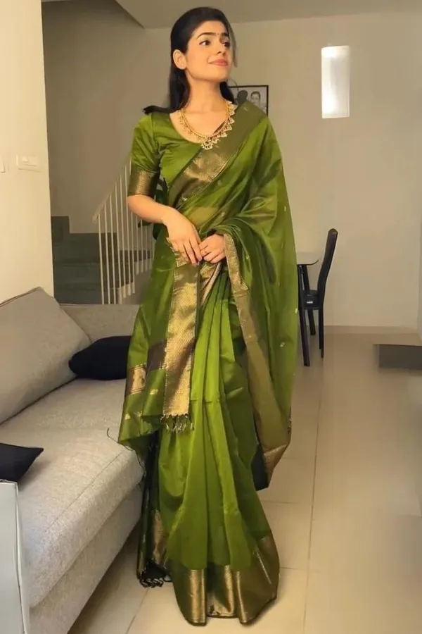 Maheswari_Silk_Cotton_Saree_-_Green