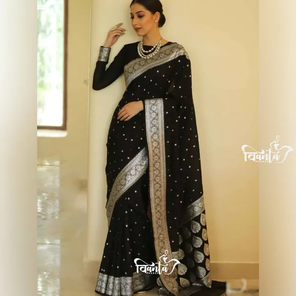 Woven_Kanjivaram_Jacquard_Banarasi_Saree
