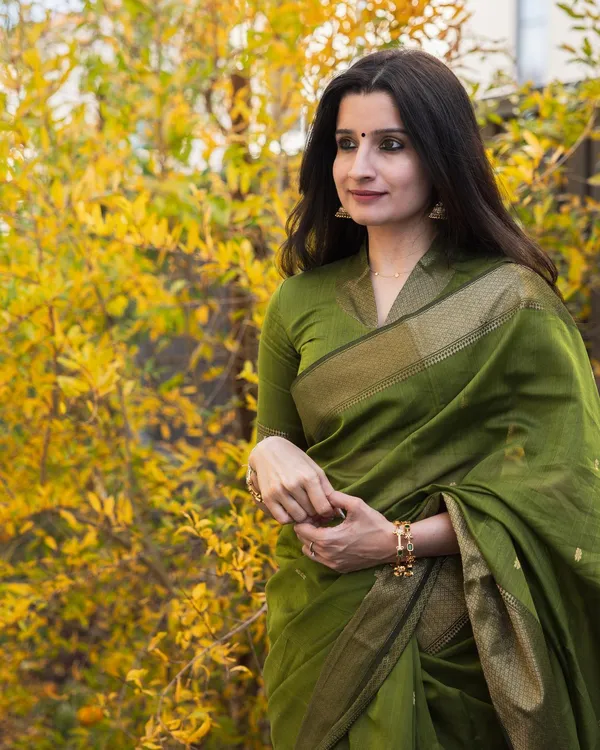 Maheswari_Silk_Cotton_Saree_-_Green