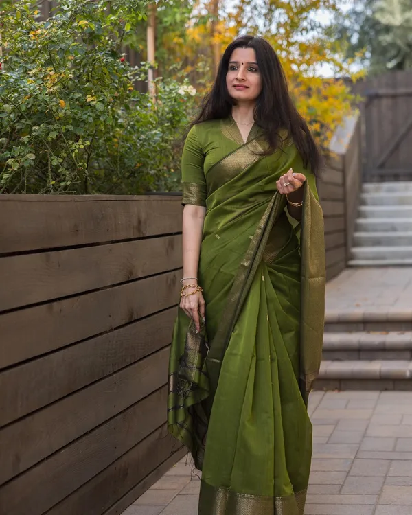 Maheswari_Silk_Cotton_Saree_-_Green