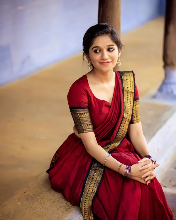Kanjivaram_Silk_Zari_Half_Saree_Lehenga_With_Blouse_Along_With_Banarsi_Silk_Dupatta