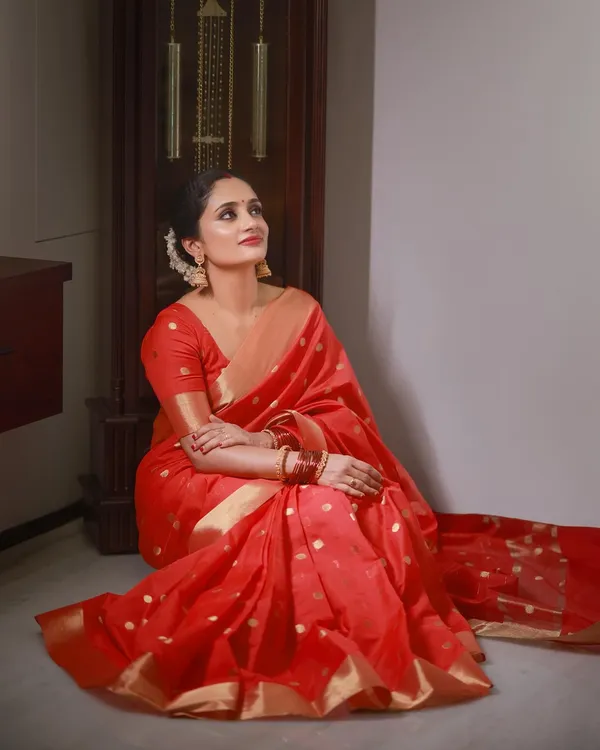 Maheshwari_Silk_Cotton_Saree_-_Red