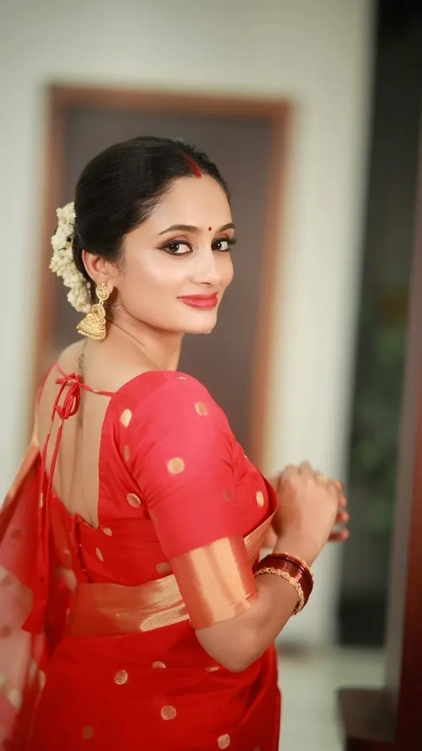 Maheshwari_Silk_Cotton_Saree_-_Red