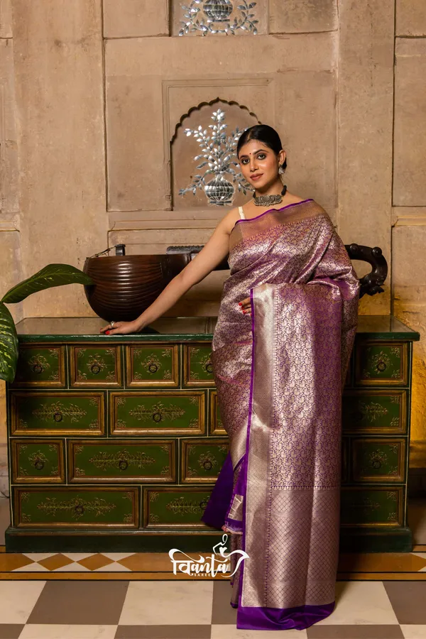 Woven_Kanjivaram_Jacquard_Banarasi_Saree