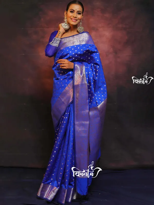 Woven_Kanjivaram_,_Banarasi_Jacquard_Saree