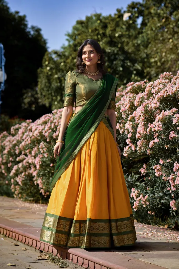 Kanchipuram_Zari_Weaving_Work_Collection_Special_Lehenga_Choli_Set