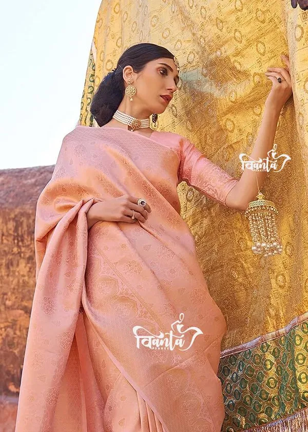 Woven_Kanjivaram,Banarasi_Jacquard_Soft_Silk_Saree