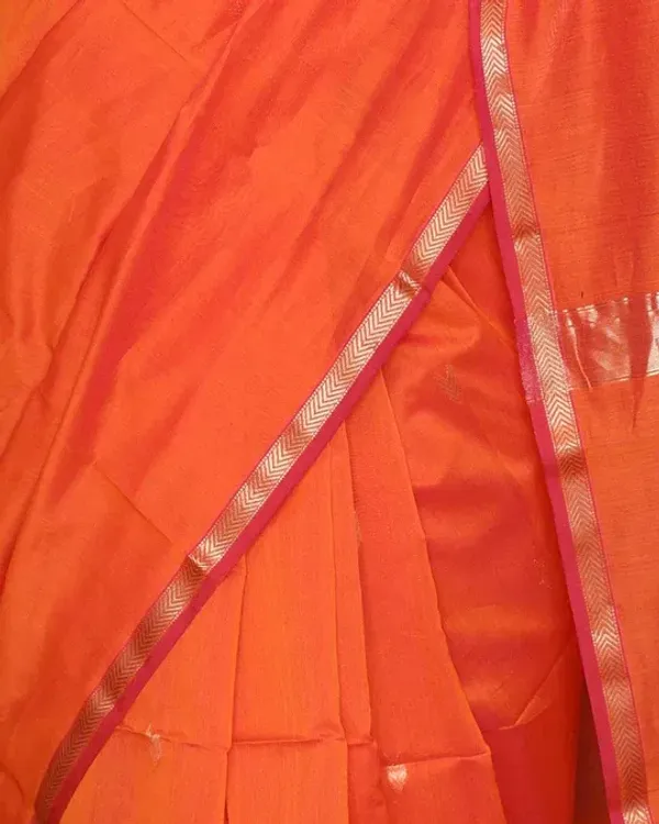 Maheswari_Silk_Cotton_Saree_-_Orange