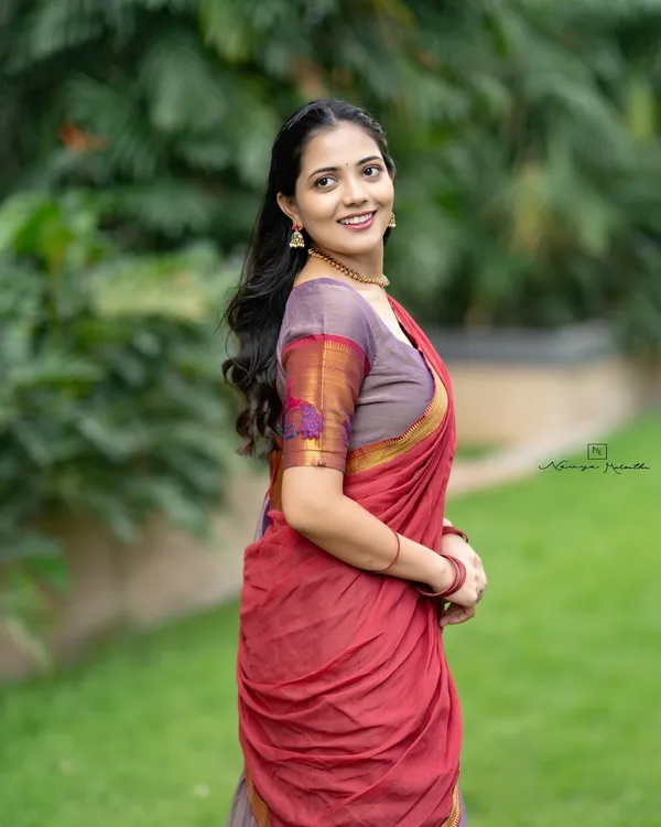 Kanjivaram_Silk_Zari_Half_Saree_Un-stitched_Lehenga_With_Blouse_Along_With_Banarsi_Silk