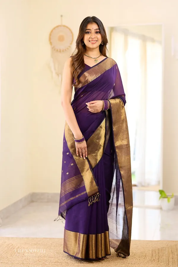 Royal_Purple_Big_Border_Maheshwari_Silk_Cotton_Saree