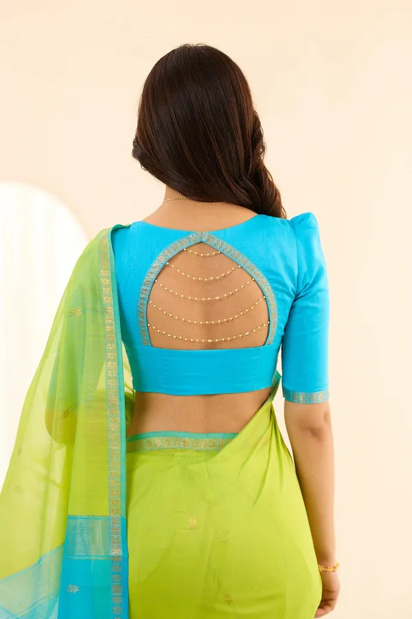 Ethnic_Neon_Green_Maheshwari_Silk_Cotton_Handloom_Saree