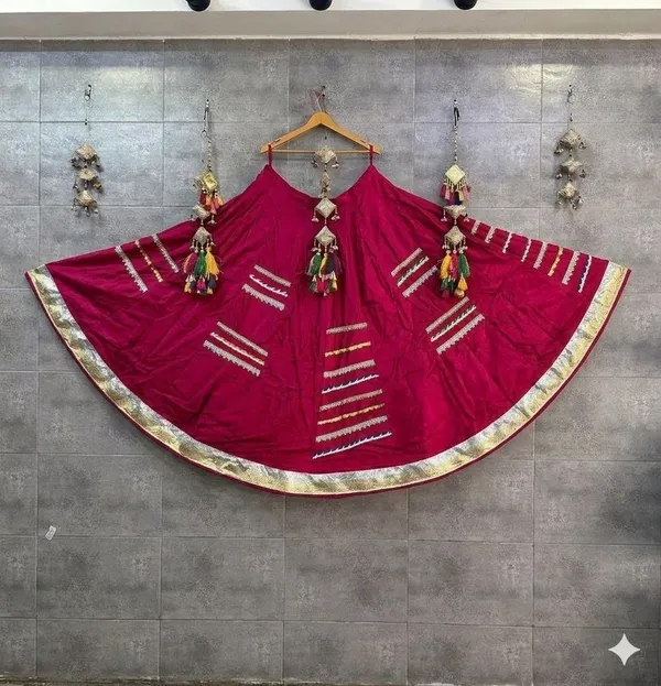 Magenta_Rayon_Ghagra_For_Women