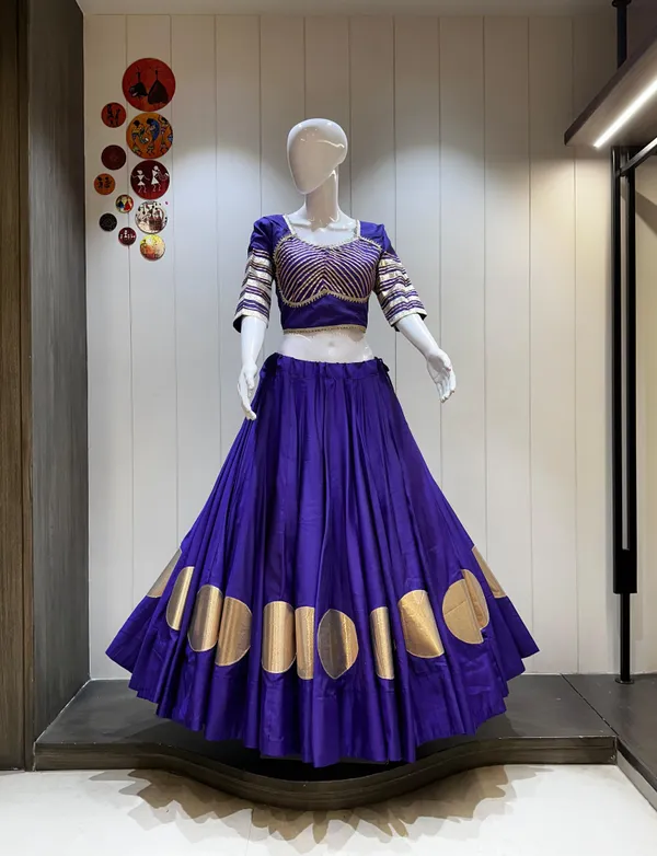 Purple_Roman_Silk_Lehenga_Choli_For_Women