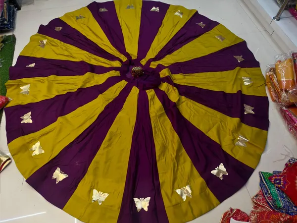 Purple_And_Yellow_Roman_Silk_Ghagra_For_Women