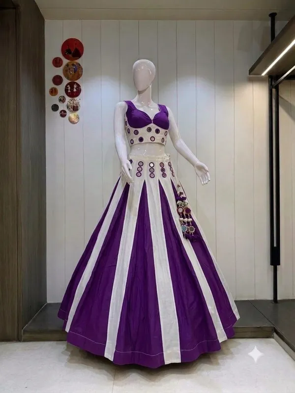 Purple_Roman_Silk_Lehenga_Choli_For_Women