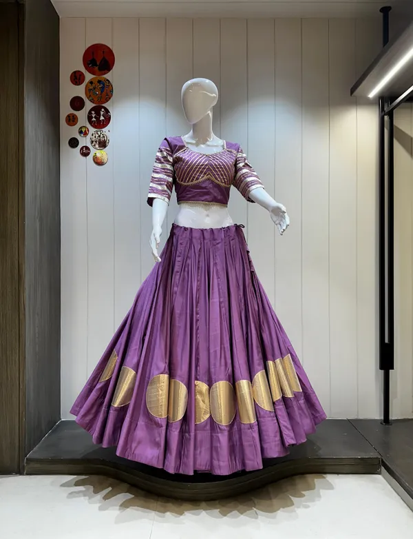 Purple_Roman_Silk_Lehenga_Choli_For_Women