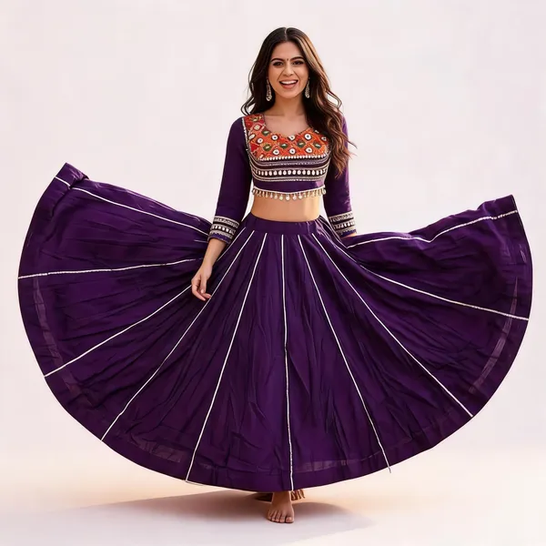 Purple_Roman_Silk_Lehenga_Choli_For_Women