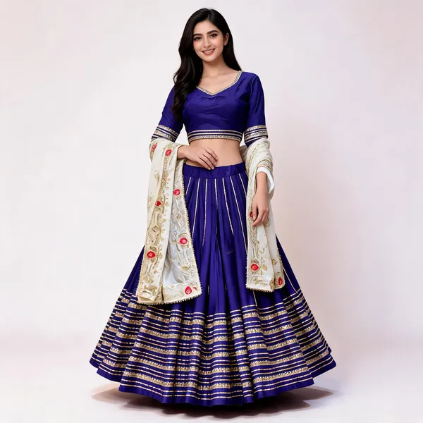 Purple_Roman_Silk_Lehenga_Choli_For_Women
