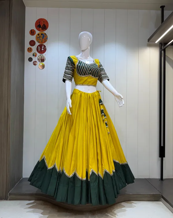 Yellow_Roman_Silk_Lehenga_Choli_For_Women