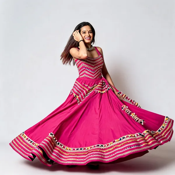 Pink_Rayon_Lehenga_Choli_For_Women
