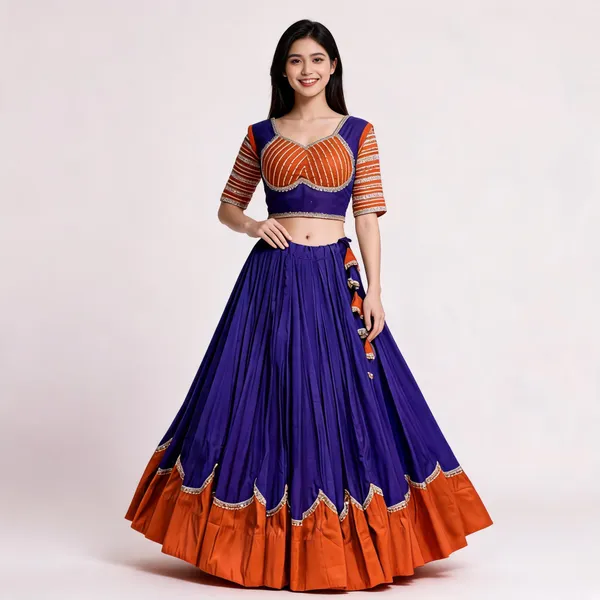 Purple_Roman_Silk_Lehenga_Choli_For_Women