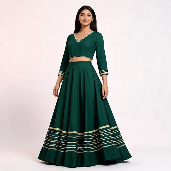 Roman_Silk_Ghagra_For_Women