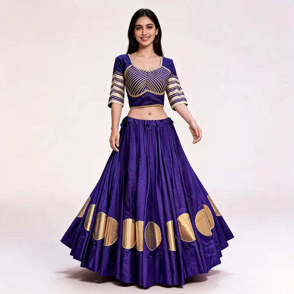 Purple_Roman_Silk_Lehenga_Choli_For_Women