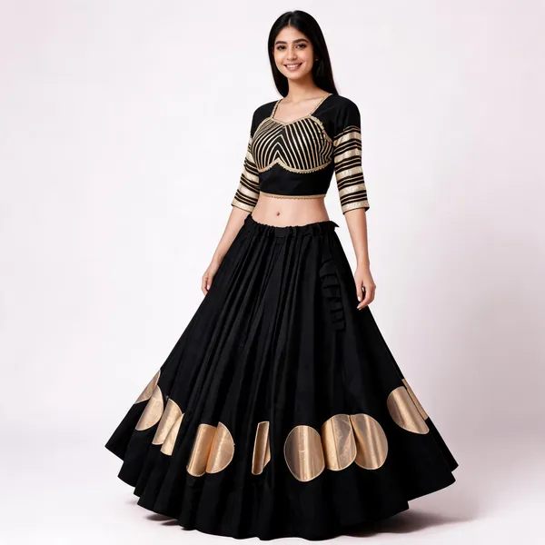 Black_Roman_Silk_Lehenga_Choli_For_Women