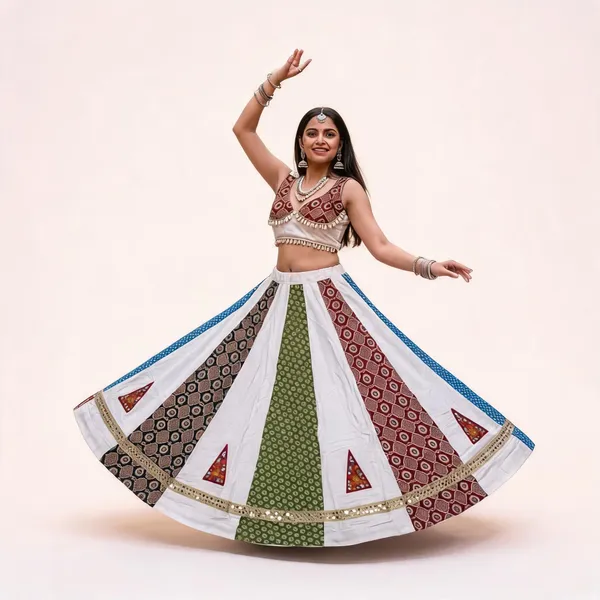 Multicolor_Cotton_Lehenga_Choli_For_Women