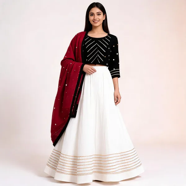 Multicolor_Rayon_Lehenga_Choli_For_Women