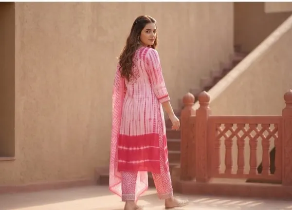 Captivating_Pink_Tie-Dye_Kurti_Set_|_Mirror_Work_&_Embroidery_|_Jaipur_Trendz