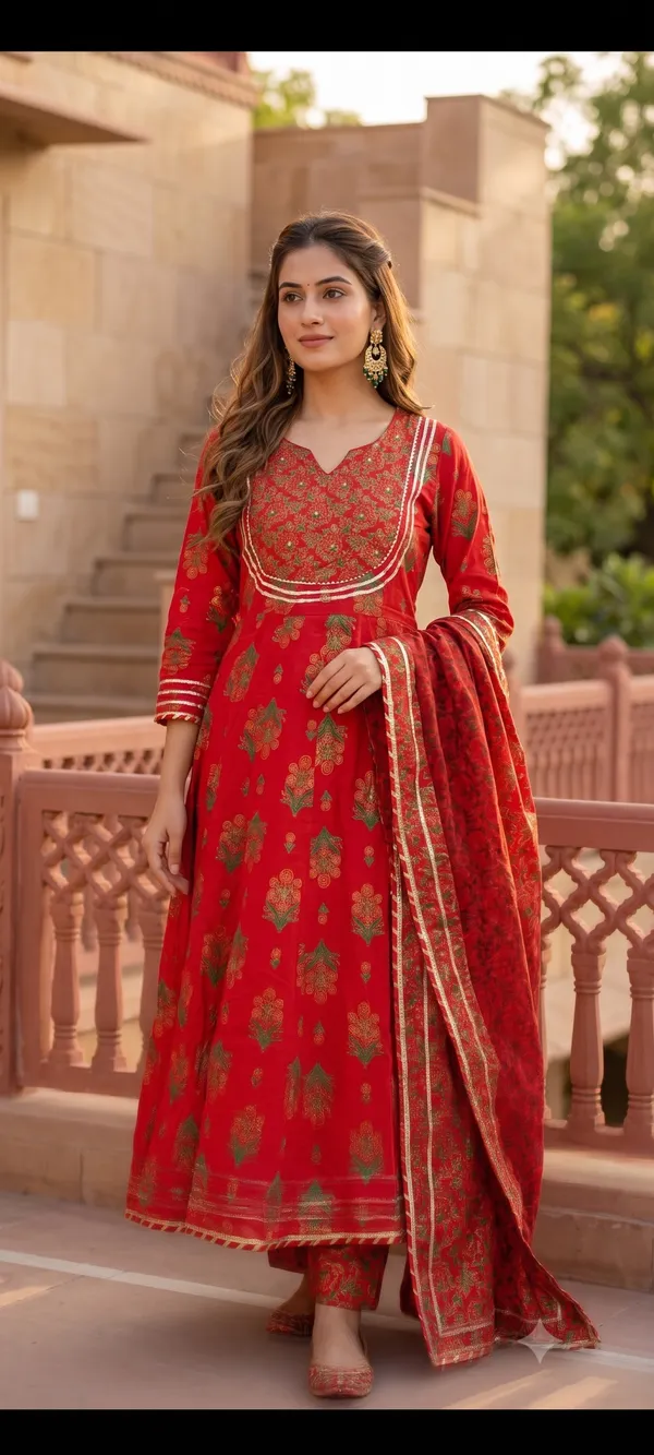 Crimson_Heritage_Gota-Patti_Anarkali_3-Piece_Set_|_Floral_Booti_Pants_|_Jaipur_Trendzz