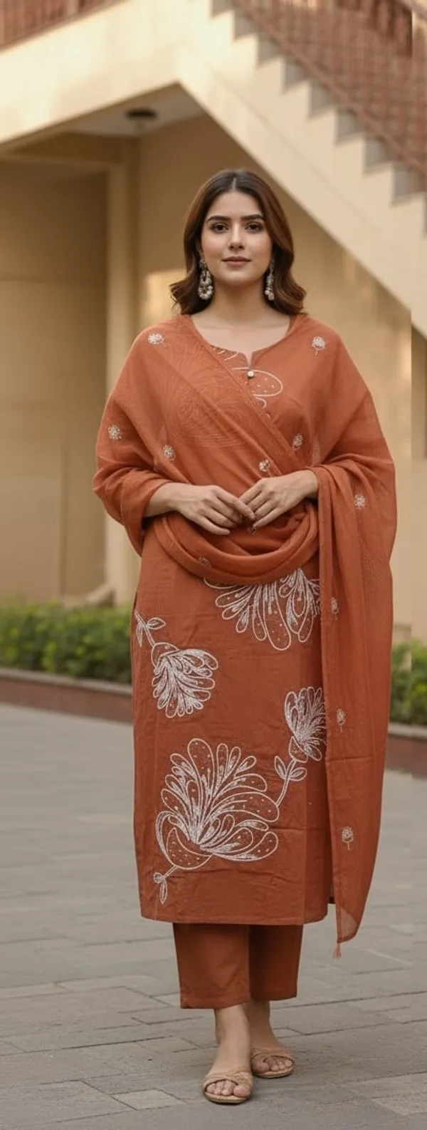 Embroidery_work_3_Piece_Set_With_Dupatta