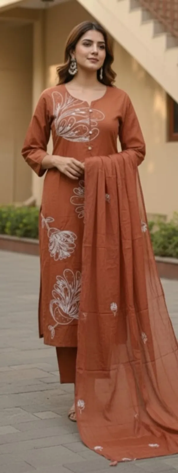 Embroidery_work_3_Piece_Set_With_Dupatta