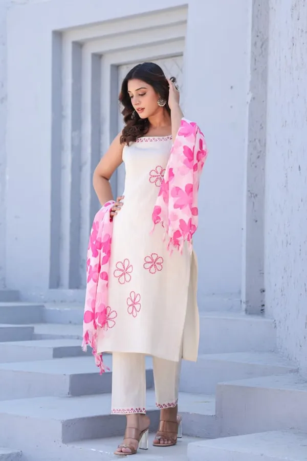 Hand_Work_Beautiful_Suit_Set_With_Dupatta