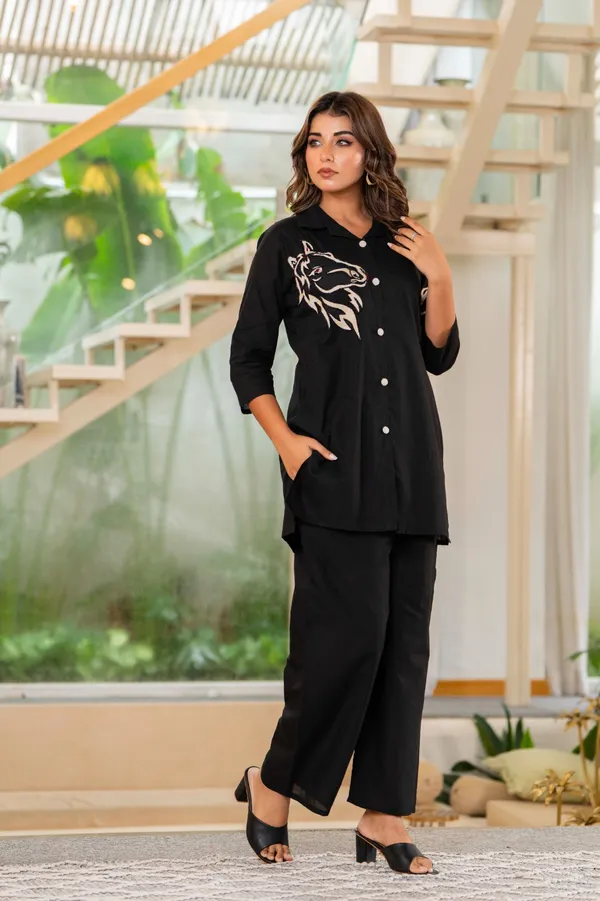Heavy_Cotton_Black_Beads_And_Thread_Work_Co-Ord_Set