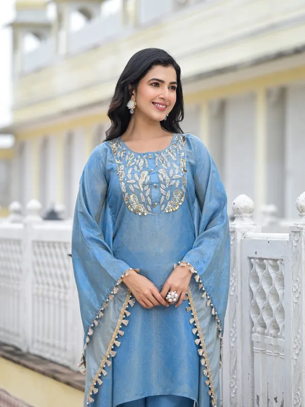 Heavy_Shimmer_Muslin_Kaftan_Set