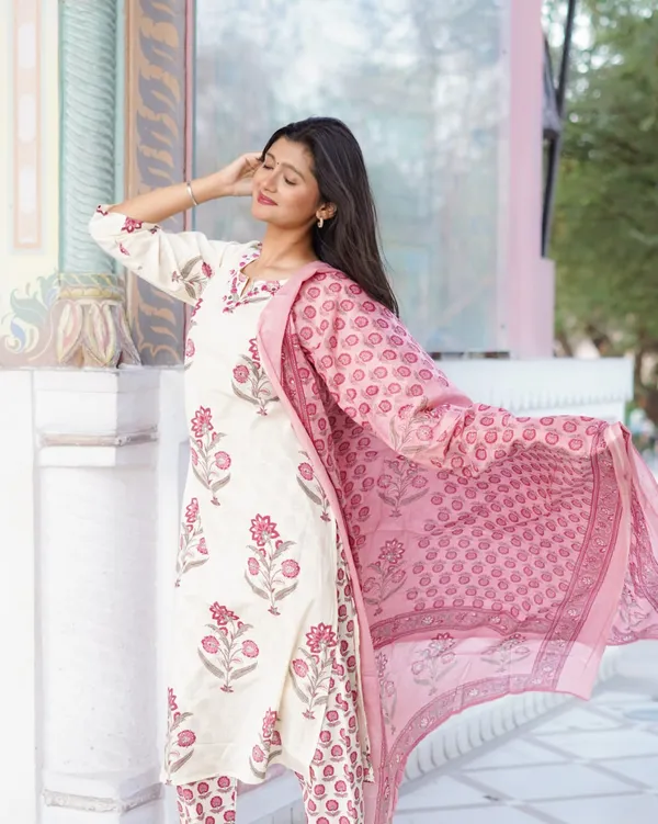 Gulabi_Hand-Block_Printed_3-Piece_Kurta_Set