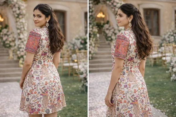 The_Royal_Peacock_Gala:_Hand-Embroidered_Chinon_Mini_Dress