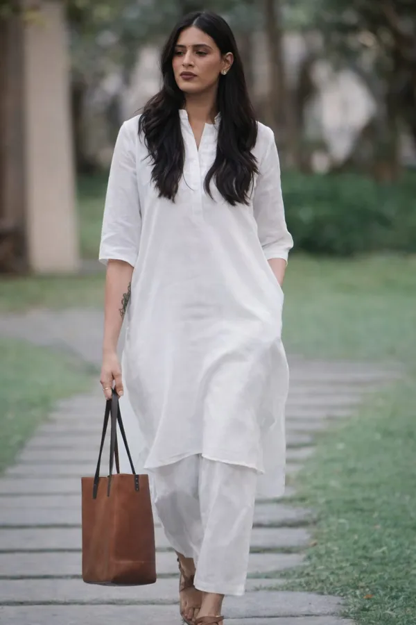 White_Pure_Cotton_Modern_Co-ord_Set