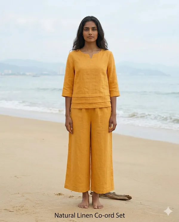 Mustard_Cotton_Casual_Wear_Co-ord_Set