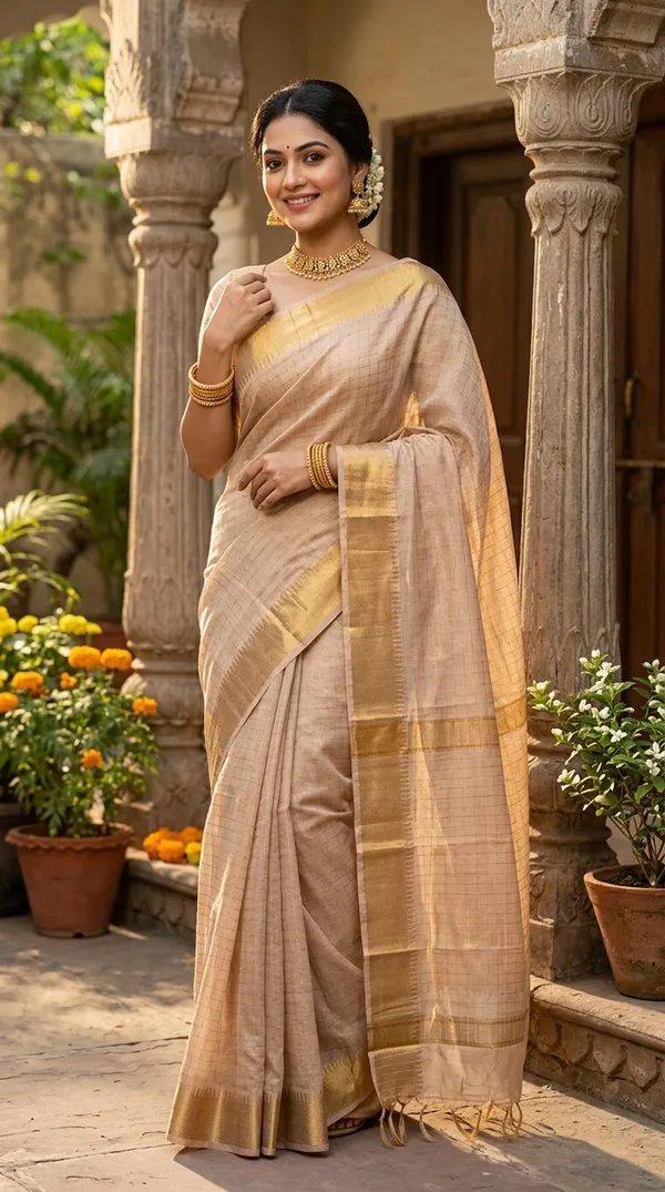 Exclusive_Handwoven__Cotton_SIlk_Mangalgiri_Saree_With_Running_Blouse_Piece