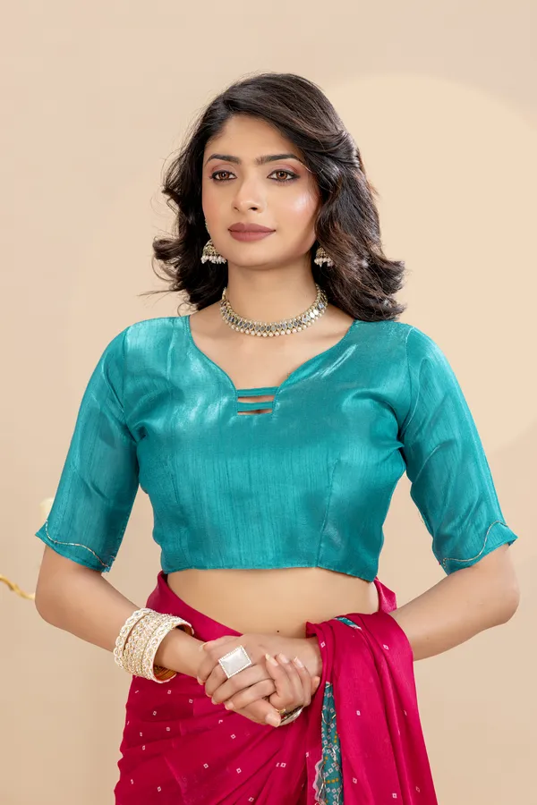 Soft_Chinon_Silk_sarees_with_Beautiful_Bandhani_Print_With_Attractive_Handwork_And_Mono_Fabric_Blouse_With_Tassels_in_new_styles_n_new_look