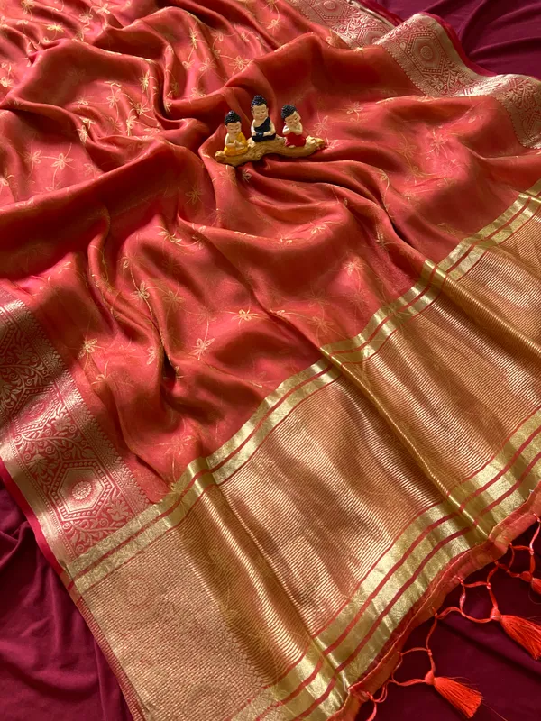 Premium_Soft_Fandy_Satin_sarees_with_Beautiful_Self_Design_Weaving__Pallu_With_Attractive_Traditional_Zari_Weaving__Border_With_All_Over_Self_Weaving__Design_And_Self_Design_Weaving__Blouse_With_Fancy_Tassels