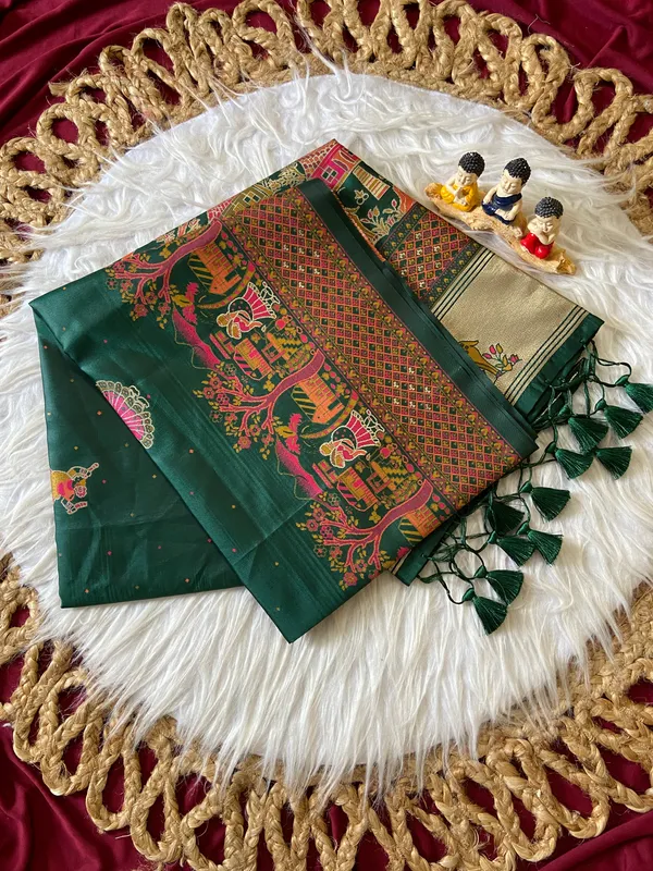 Soft_Pashmina_Silk_sarees_with_Beautiful_Woven_Zari_Work_With_Attractive_Pashmina_Design_Saree_And_Running_Blouse_With_Tassels