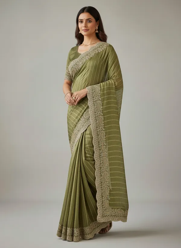 Kajju_Katri_Pedding_sarees_with_Beautiful_Embroidery_&_Sequence_Work_With_Attractive_Cutwork_Border_And_Heavy_Embroidery_&_Sequence_Work_Blouse