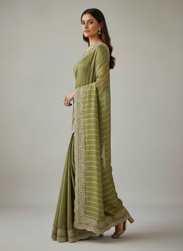 Kajju_Katri_Pedding_sarees_with_Beautiful_Embroidery_&_Sequence_Work_With_Attractive_Cutwork_Border_And_Heavy_Embroidery_&_Sequence_Work_Blouse